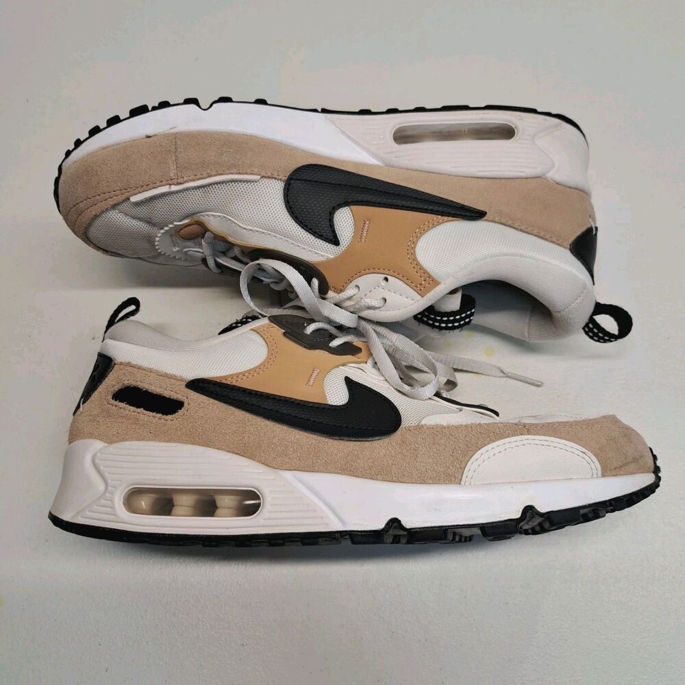 Nike Air Max 90 Futura Shoes Women's Size 10 Phantom/Black/Hemp/Sanddrift - Picture 2 of 7